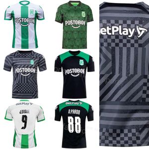 Hombres Atlético Nacional Club Equipo 20 BANGURTO Camiseta de fútbol 10 BARRERA 6 ROMAN 88 PABON 21 ANGEL 18 GOEZ Kits de camiseta de fútbol Uniforme 23/24 Transpirable Hacer alta calidad