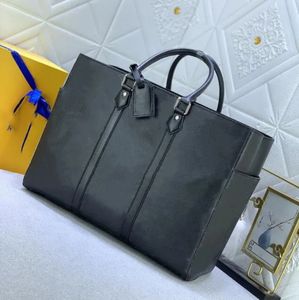 Hommes sac à main fourre-tout porte-documents sacs d'ordinateur portable designer épaule bandoulière aisselles en cuir véritable luxe bureau d'affaires travail sac de messager de poche