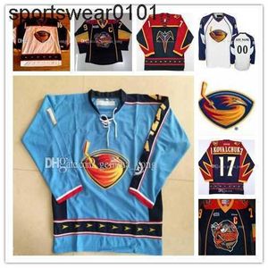 Maillots de hockey Vintage Atlanta Thrashers pour hommes Dany Heatley 15 Tobias Enstrom 39 Marian Hossa 16 Ilya Kovalchuk 17 maillots de glace