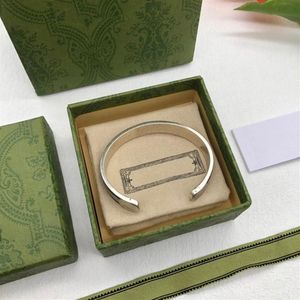 Designer Braceuse Bracelet Jewelry Women Designers Bracelets Fashion Steel Bangle for Mens Sliver Chain Letter G Bangles Gift Wedding P322Q