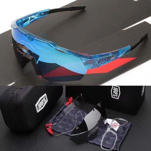 Gafas de sol de diseñador para hombre, miopía de bicicleta 100% SD, antivaho, película que cambia de color para todo clima, correr, gafas de ciclismo a prueba de polvo