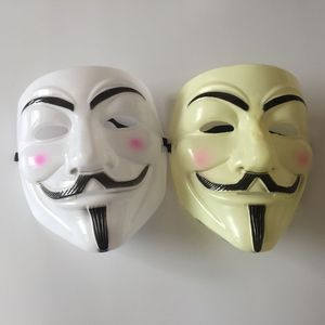 V para Vendetta Mask Guy Fawkes Anonymous fancy Cosplay disfraz halloween face mask Masquerade Mask (tamaño adulto)