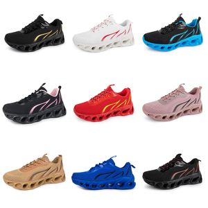 Hombres Gai Mujeres Classic Running Triple Negro marrón azul marino Ligero Amarillo Amarillo Trainers Sports Sports Lightweight Walking Shoes Five 82950 S Peso