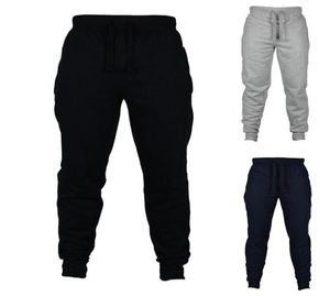 Hombres Jogger Color sólido Pantalones largos de yoga Hombres Pantalones de jogging sueltos de cuerpo entero Cordón Psh Pantalones gruesos y cálidos Pantalones de chándal Pantalones 2097736