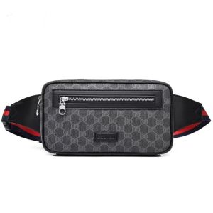 Hommes sacs en cuir unisexe hommes femmes en cuir Sport coureur Fanny Pack ventre taille Bum sac Fitness course ceinture Jogging pochette arrière grille