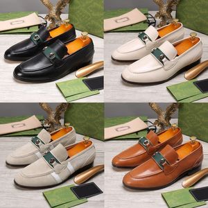 Mocasines de hombre Zapatos de diseñador lujosos Cuero genuino Marrón negro Zapatos de vestir de diseñador casual para hombre Slip On Zapato de boda 38-46