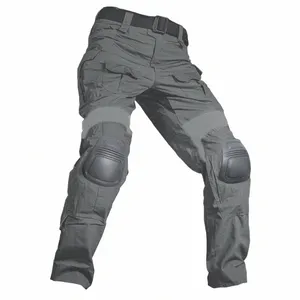 Pantalons tactiques militaires pour hommes CP Camoue Multicam Cargo Pant Casual Vêtements de travail Combat Airsoft Army Green Knee Pads Pantalons g2u5 #