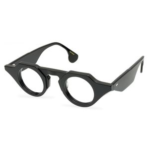 Hommes Lunettes Optiques Cadre Marque Épais Lunettes Cadres Vintage Mode Lunettes Rondes pour Femmes Unique Décorer À La Main Myopie Lunettes avec Étui