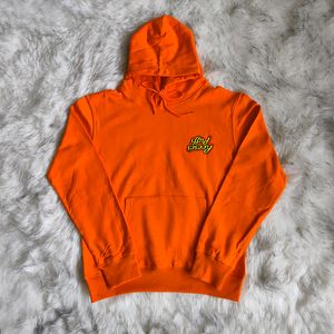 Hommes Orange Hoodie Imprimer Hoodies Hip Hop Sweatshirts Casual Fleece Sweatshirt Hommes Femmes Tops