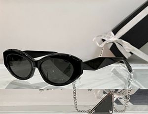 Lunettes de soleil pr26zs pour hommes et femmes, marque classique, lunettes de luxe de styliste, monture métallique, lunettes de soleil avec boîte