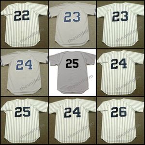 Hombres 1969-2003 Nuevo ROGER CLEMENS DON MATTINGLY RICKEY HENDERSON TINO MARTINEZ JOE GIRARDI # 25 PEPITONE ORLANDO HERNANDEZ Throwback York Baseball Jersey S-5XL