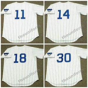 Chicago 1969 pour hommes RANDY HUNDLEY RON SANTO DON KESSINGER ERNIE BANKS GLENN BECKERT KEN HOLTZMAN FERGUSON JENKINS BILLY WILLIAMS Maillot de baseball rétro S-5XL