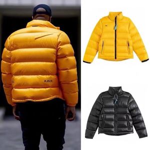 Chaqueta de hinchazón negra para hombres Ropa de parkas abrigos acolchados mantenga la ropa de abrigo con ropa de abrigo para hombres frías de algodón de algodón y mujeres de gran tamaño Athleisure M821