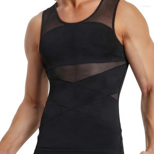 Body Shapers Compressieshirt voor herenSlanke vorm Toont uw buik direct