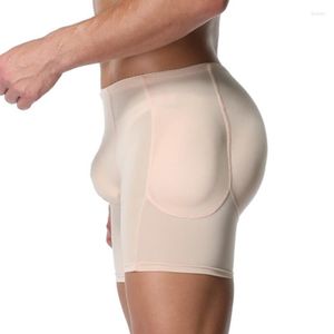 Formulantes del cuerpo de los hombres Hombres para hombres Boxer boxeadores Hi-wasit Control de la barriga Shapewear pantalones pantalones cortos de cinturón de pesas