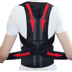 Moldeadores de cuerpo para hombres, cinturón de soporte de espalda recta, Corrector de postura de cintura, entrenador de corrección ajustable para adultos, soporte Lumbar para hombros