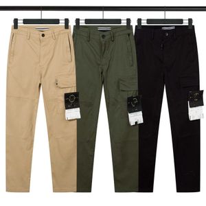 Pantalons décontractés pour hommes de haute qualité nouvelle poche zippée stretch pantalon cargo mince en gros style de designer de personnalité de la mode