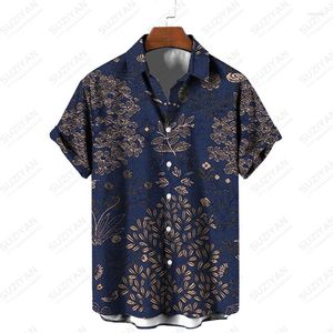 Chemises décontractées pour hommes pour hommes Impression 3D Taille de la mode Produits européens Beaux modèles Formelle Vente en gros Coréen Japonais Vente d'été