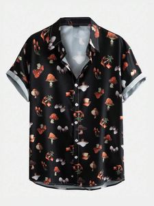 Camisas casuales para hombres divertidos copos de animales estampados de animales