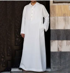 Camisas casuales para hombres Musulmán Ropa islámica Hombres Jubba thobe thobe abayas longitud larga saudita abaya abaya marroquí islam dubai árabe