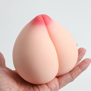 Juguete sexual para hombres Mimi vibrador masturbador, copa de avión, pecho simulado, dispositivo famoso de melocotón molde invertido mamada juguete adulto masculino