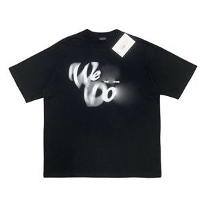 T-shirt de créateur pour hommes, chemise américaine ample et tendance, unisexe, style hip-hop, imprimé de lettres