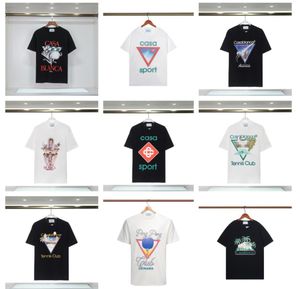 Camisetas de diseñador para hombres Figura famosa Impresión de algodón Cuello redondo Camisetas de manga corta personalizadas