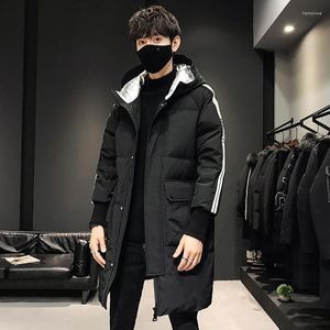 Hommes Down In The Long Winter Jacket Coat Logo On 2023 Young Male Wholesale White Duck