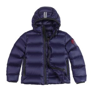 Parkas pour hommes Down Parkas Designer Canadien Hiver Bébé Top Manteaux Garçons Pardessus Veste Garçon Manteau À Capuchon Vêtements Pour Enfants Chaud Épais Vestes Filles