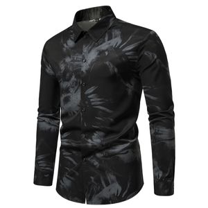 Camisas de vestir para hombres Camisa de manga larga de primavera y verano Moda Tendencia Rayas Delgadas Casual Hombres y230826