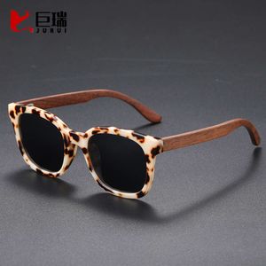 Lunettes de soleil à imprimé léopard pour hommes avec lunettes de soleil intérieures légères polarisées, à la mode et à la mode, lunettes de couleur claire pour femmes