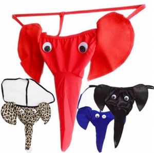 Tanga para hombre Elefante hombre calzoncillos sexy Tanga de ropa interior en forma de t