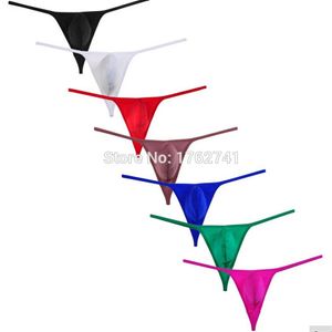 Strings G pour hommes, nouveaux strings pour hommes, lisses et doux, en Spandex, poche bombée, Bordure, Bikini, tongs originales, Underwea204l