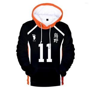 Hoodies masculins 2023 Anime jeune manga harajuku sweat à capuche haïkyuu 3d pulants adultes décontractés fille / garçons sweatshirts