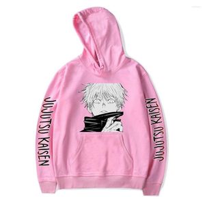 Sweats à capuche pour hommes 2023 sweat à capuche dessin animé Jujutsu Kaisen hommes sweat femme pull vêtements de sport mode enfants haut blanc