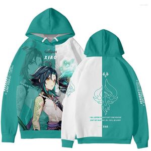 Sudaderas con capucha para hombre Juego 2023 Genshin Impact Sudadera con capucha Sudadera para hombre y mujer Disfraz Anime 3D Chica sexy Jersey de gran tamaño Clish Shaw para niños