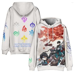 Sweats à capuche pour hommes 2023 jeu Honkai Star Rail sweat à capuche anime à manches longues homme femme sweat Harajuku Streetwear Style décontracté 3D vêtements