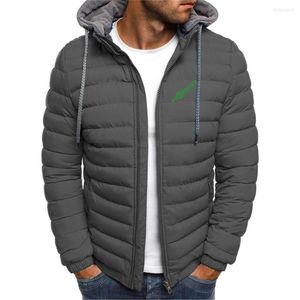Men's Hoodies 2023 Men's Korda Inspired Tribute Cotton Warm Hooded Collar Casual Sport Coat Winter Carp Printed Jacket