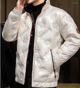 Sudaderas con capucha para hombre, chaqueta de invierno cálida y gruesa informal coreana para jóvenes, abrigo corto de pato blanco, talla única, modelo LT- 72,99