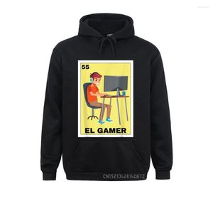 Sweats à capuche pour hommes El Gamer Gift Mexican Gaming Chic à manches longues Sweats pour hommes Casual Sportswears