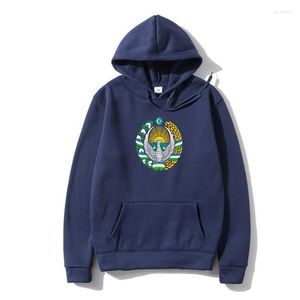 Sudaderas con capucha para hombre Hoodi 2023 moda verano venta Uzbekistán Coa Of Arms Prin prendas de vestir exteriores con capucha