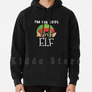 Sweats à capuche pour hommes I'm The Cool Basque Elf-Gift For With From Hoodie Long Sleeve Half Funny