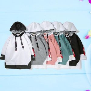 Sweats à capuche pour hommes Loose Cool Colors Matching Spring Hoodie Half Sleeves Men Hooded For School