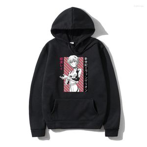 Sudaderas para hombres sudaderas para hombres hombres/mujeres moda hip hop manga larga de manga larga anime clásico ayanami rei unisex ropa kawaii