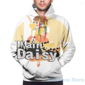 Sweats à capuche pour hommes Sweat pour homme pour femme Funny I Main Daisy - Super Smash Bros. Ultimate Print Casual Hoodie Streatwear