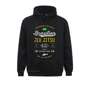 Sudaderas con capucha para hombre Ocean Shark Jiu Jitsu, camisa para BJJ Jujitsu, regalo de Manga, sudaderas divertidas de Manga larga para mujer, ropa de estilo 3D