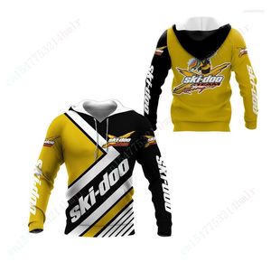 Sudaderas con capucha para hombre Ski-doo, sudadera Harajuku para hombre, Sudadera con capucha de gran tamaño de Anime, ropa de calle con estampado 3D, jersey, ropa informal, Top