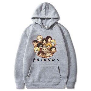 Sudaderas con capucha para hombre Sudaderas Attack on Titan Sudadera con capucha Amigos Wings of Freedom Mikasa Sudaderas con capucha para hombre Sudaderas Japón Anime Shingeki No Kyojin Cosplay Come G220916