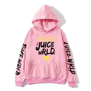 Sweats à capuche pour hommes Vente chaude noir et blanc J UICEWrld sweat à capuche fil sweat jus wrld jus wrld juicewrld piège rap arc-en-ciel faute jus monde zln231114