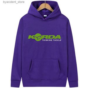 Sudaderas con capucha para hombre Sudaderas Korda Inspirado Tributo Pesca con caña Pescado Carpa Sudadera con capucha Hombres Sudaderas con capucha Al aire libre Casual Jersey Pareja Ropa Tops S-3XL L240315